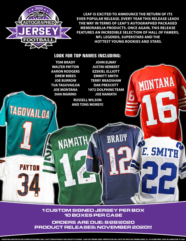 signed football jerseys